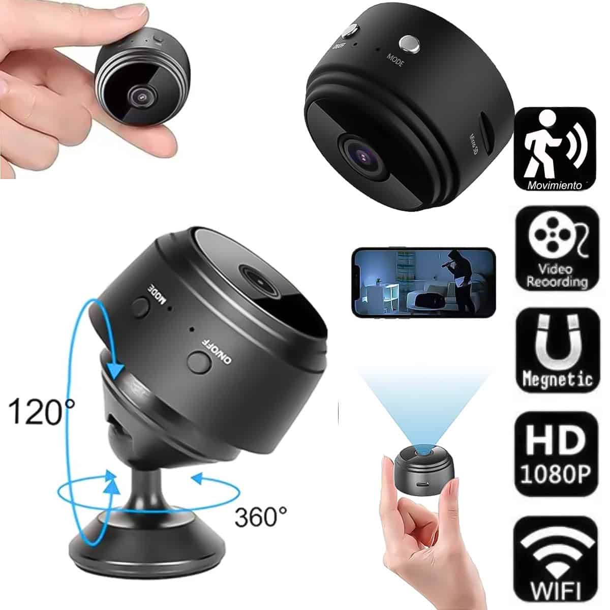 La Cámara Que Necesitas Para Sentirte Tranquilo Cada Día               🌟  Mini Camara Go PRO™